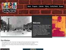 Tablet Screenshot of greenwoodculturalcenter.com